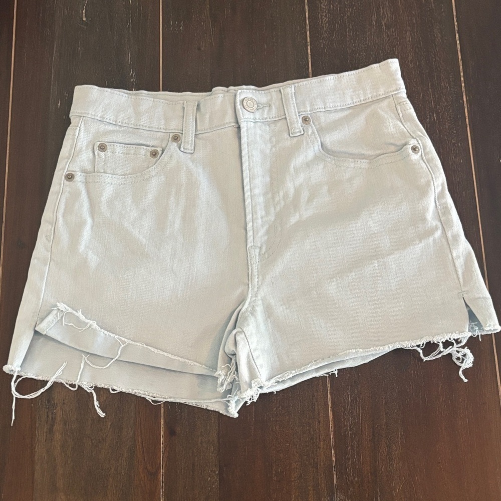 Gap Denim Shorts Light Gray Size 27